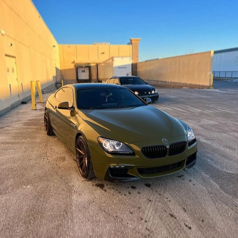 Gloss Military Green Car Vinyl Wrap PET  review David 02