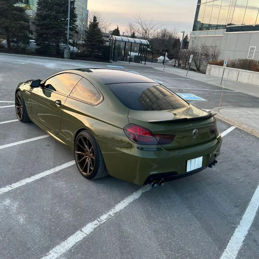 Gloss Military Green Car Vinyl Wrap PET  review David 03