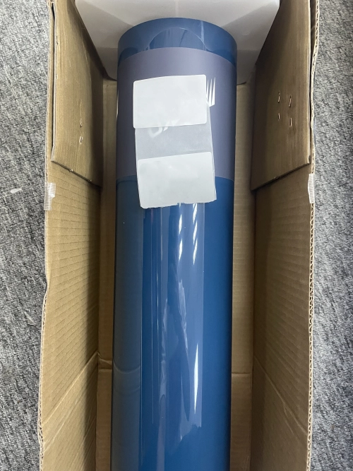Gloss Petrol Blue Car Vinyl Wrap PET review 