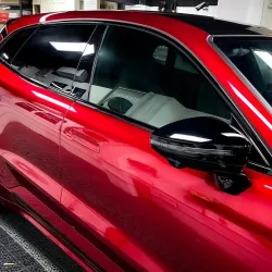 Gloss Metallic Liquid Ruby Red Car Vinyl Wrap PET review Ruby 05