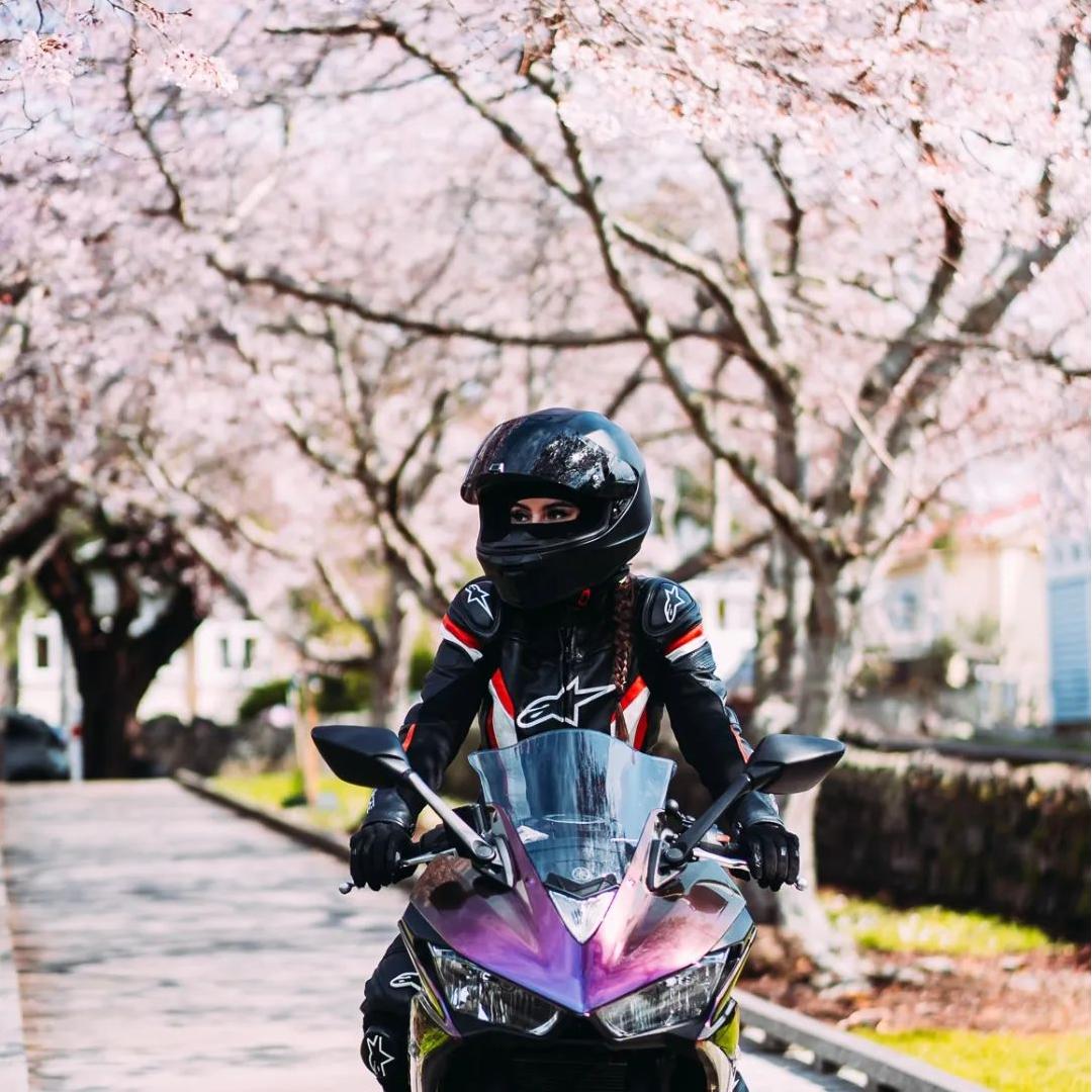 Gloss Metallic Chameleon Yellow Purple Car Vinyl Wrap PET review blossombiker 02