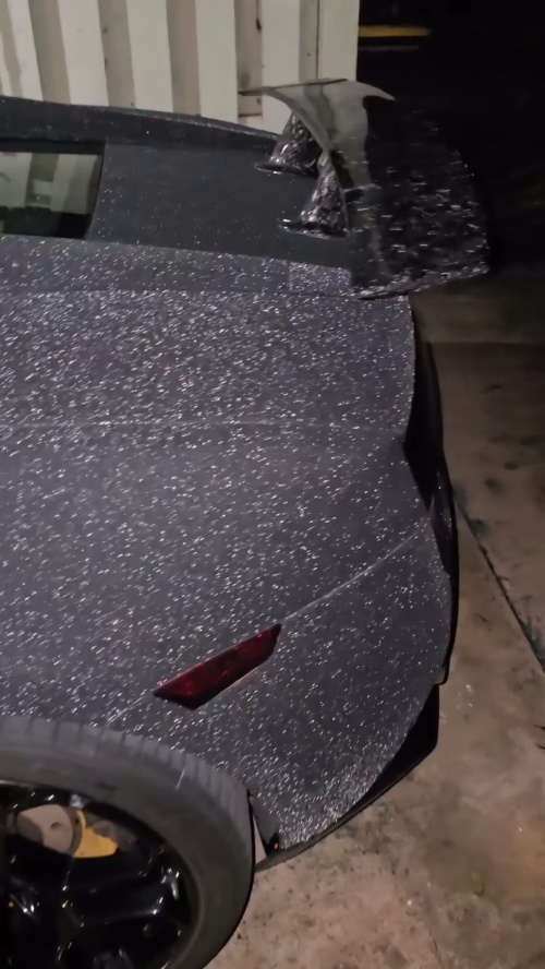Matte Diamond Glitter Black Car Vinyl Wrap review Jovan Janosevic