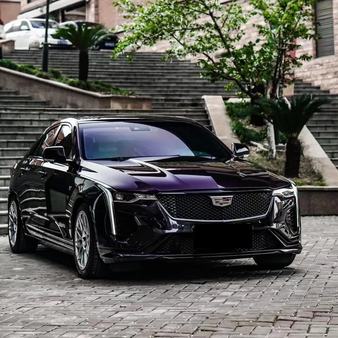 Gloss Metallic Ghost Midnight Purple Car Vinyl Wrap PET review Jeannie 00