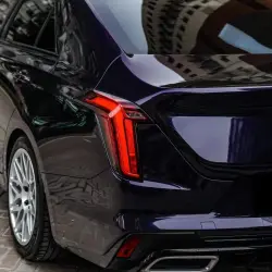 Gloss Metallic Ghost Midnight Purple Car Vinyl Wrap PET review Jeannie 06