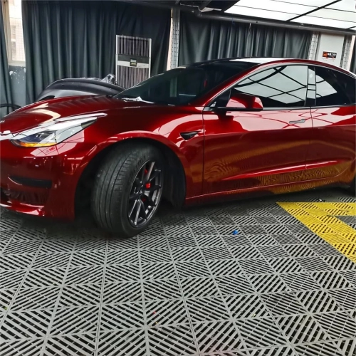 Gloss Liquid Metallic Dragon Blood Red Vinyl Wrap Paper Backing reviewed by