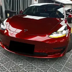 Gloss Liquid Metallic Dragon Blood Red Vinyl Wrap review Material 03