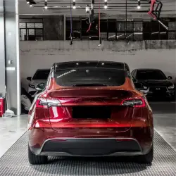Gloss Liquid Metallic Dragon Blood Red Vinyl Wrap review Strong 04