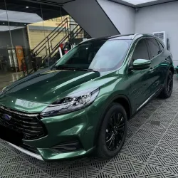 Gloss Metallic Emerald Green Car Vinyl Wrap PET review Orange 02