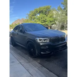 Ultra Matte Casting Black Car Vinyl Wrap Tesla  BMW review SadSloth 01