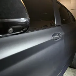 Ultra Matte Casting Black Car Vinyl Wrap Tesla  BMW review SadSloth 05
