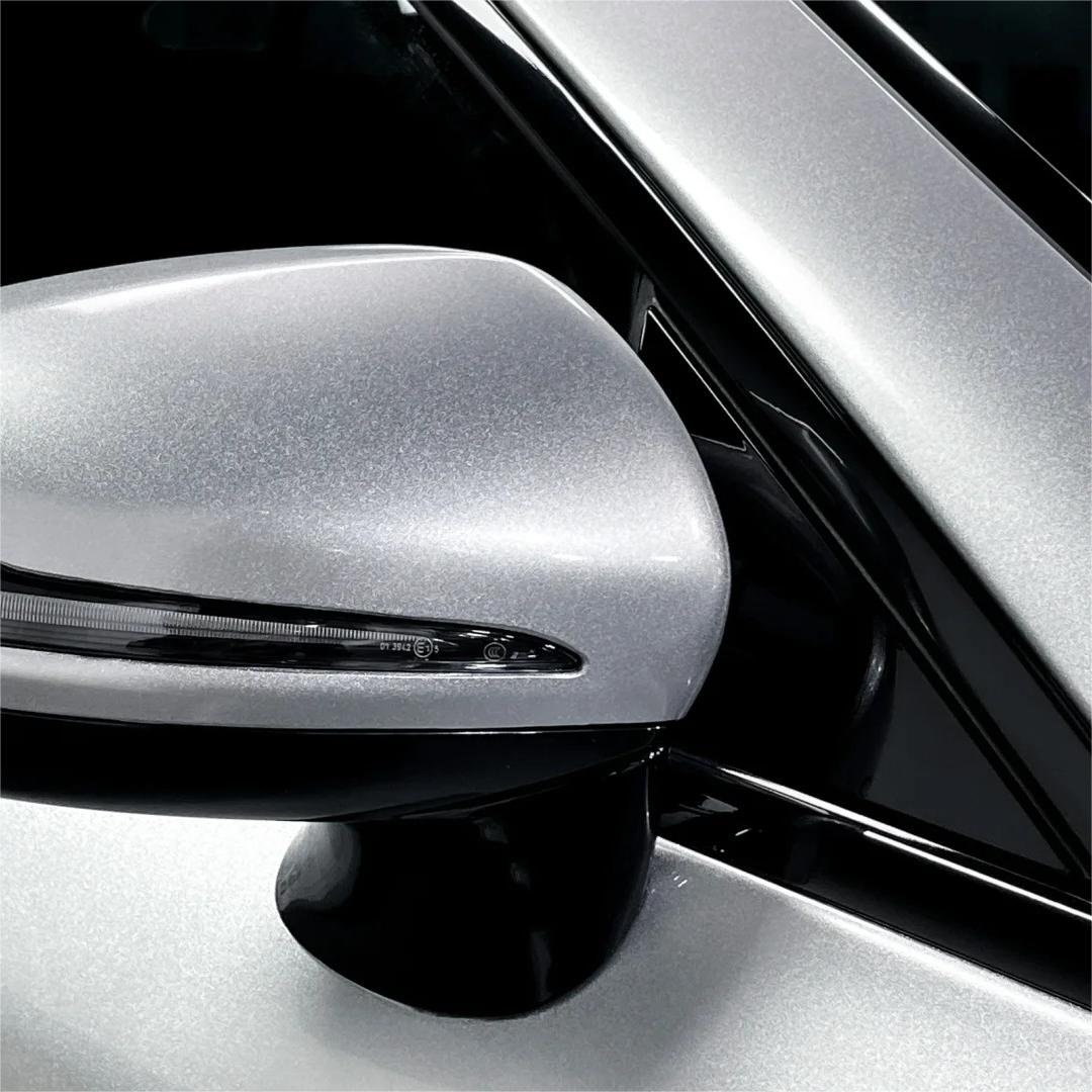 Gloss Metallic Diamond Silver Car Vinyl Wrap review David 01