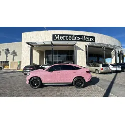 Matte Diamond Glitter Pink Car Vinyl Wrap review Glitter 03
