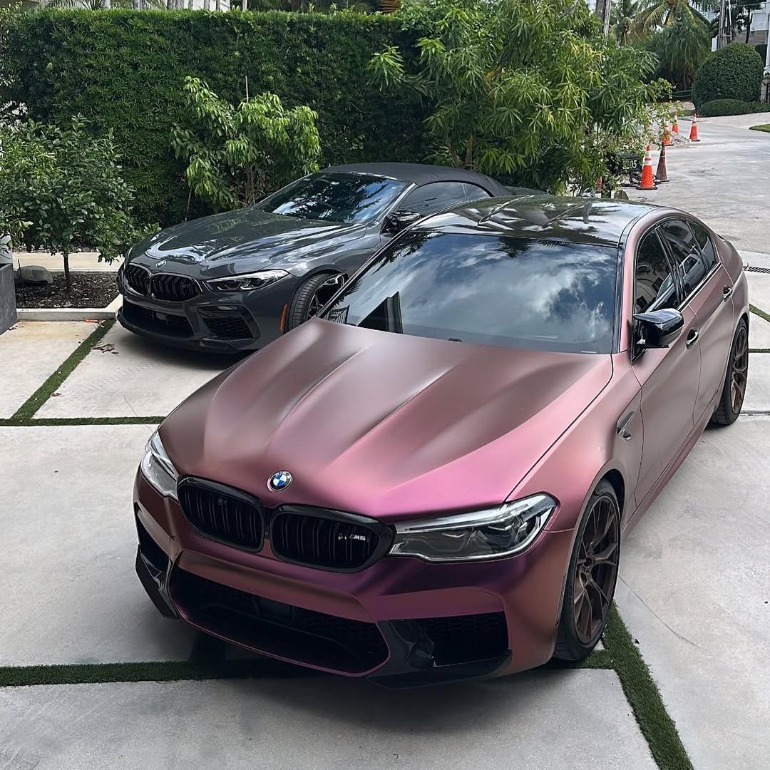 Matte Diamond Brown Red Car Vinyl Wrap review Malek Darwish 00