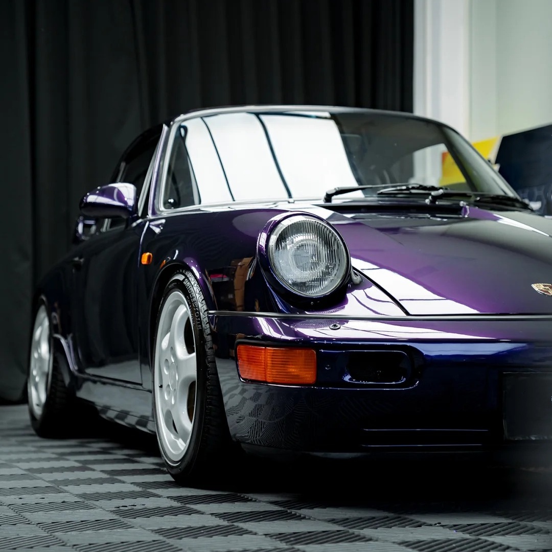 Gloss Metallic Midnight Purple Car Vinyl Wrap BMW PET review Midnight 01