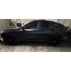 Ultra Matte Casting Black Car Vinyl Wrap Tesla  BMW review Mike 02