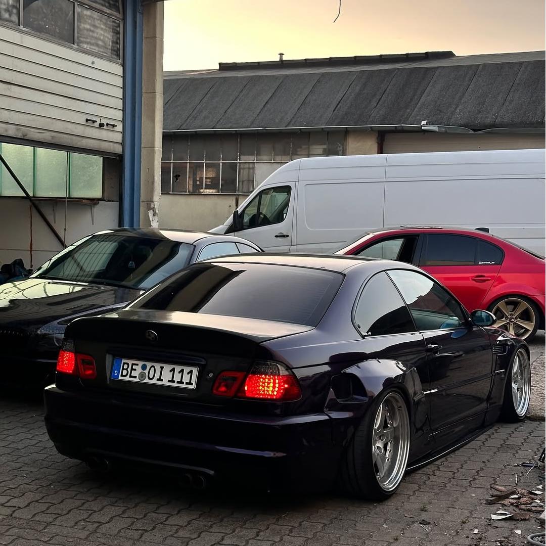 Gloss Metallic Midnight Purple Car Vinyl Wrap BMW PET review artur._e46 02