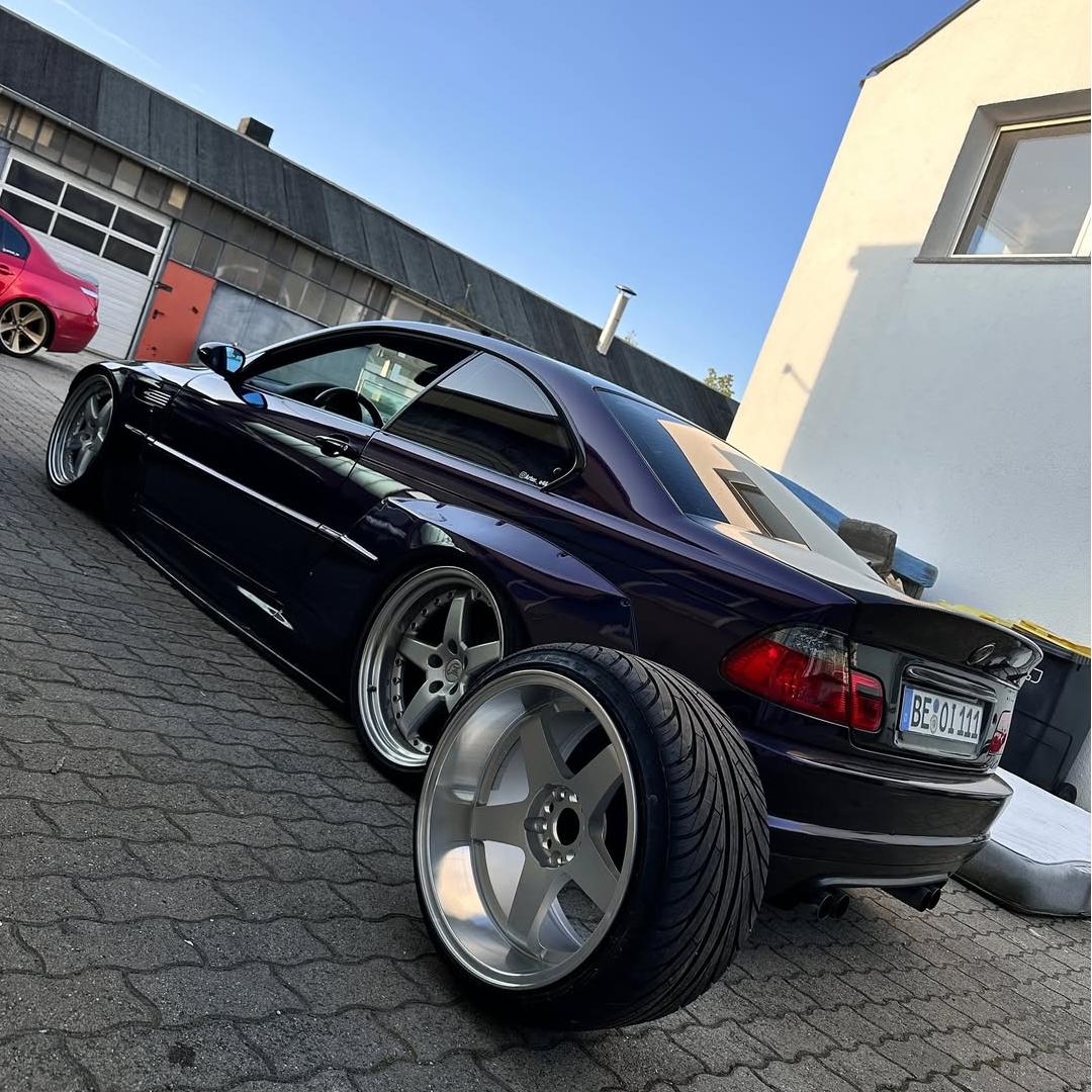 Gloss Metallic Midnight Purple Car Vinyl Wrap BMW PET review artur._e46 01