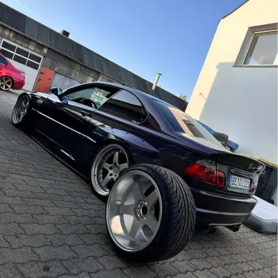 Gloss Metallic Midnight Purple Car Vinyl Wrap BMW  review artur._e46 01