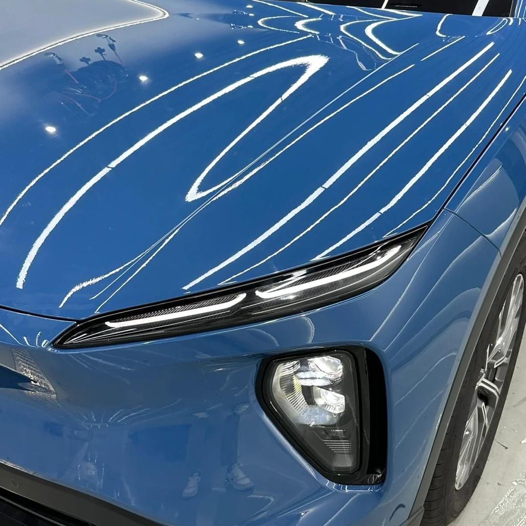 Gloss Neptuen Blue Car Vinyl Wrap PET  review hurz 01