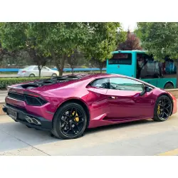 Gloss Metallic Pagoda Red Car Vinyl Wrap PET review David 02