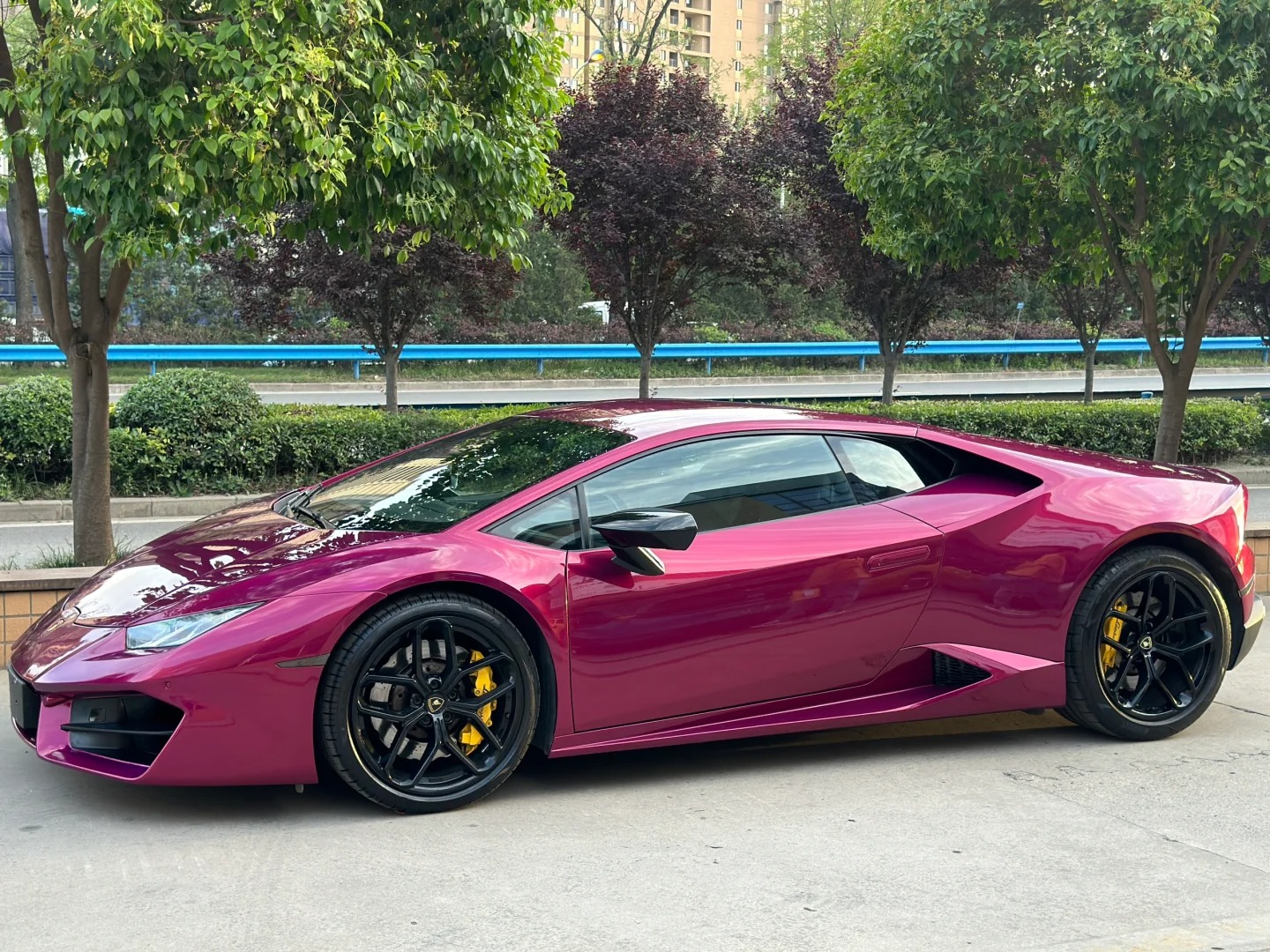 Gloss Metallic Pagoda Red Car Vinyl Wrap PET review David 02