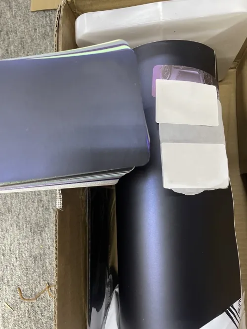 Best Matte Dark Blue Car Vinyl Wrap review 