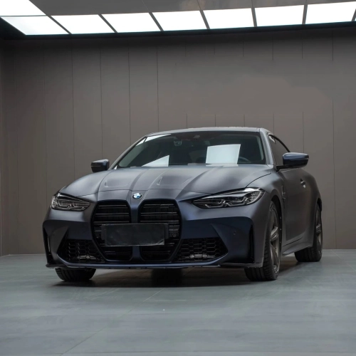 Best Matte Dark Blue Car Vinyl Wrap PET review 