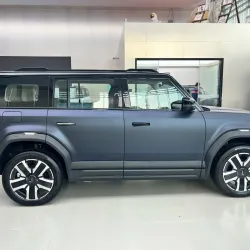 Best Matte Dark Blue Car Vinyl Wrap review Prevent 03
