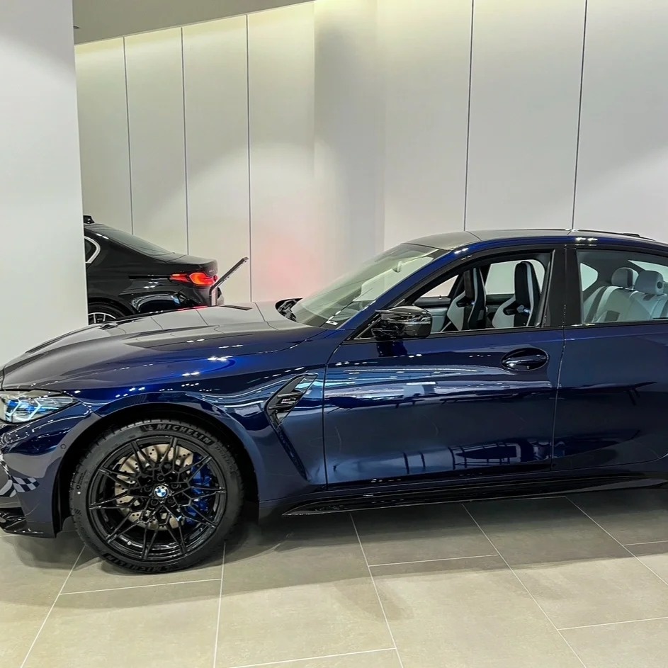 Gloss Metallic Tanzanite Blue Car Vinyl Wrap PET review Tanzanite 03