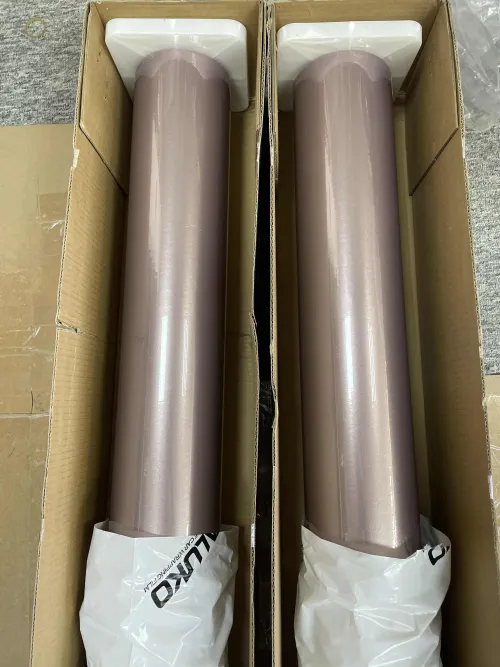 Gloss Metallic Frozen Berry Pink Car Vinyl Wrap review 