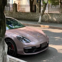 Gloss Metallic Frozen Berry Pink Car Vinyl Wrap PET review Feature 04