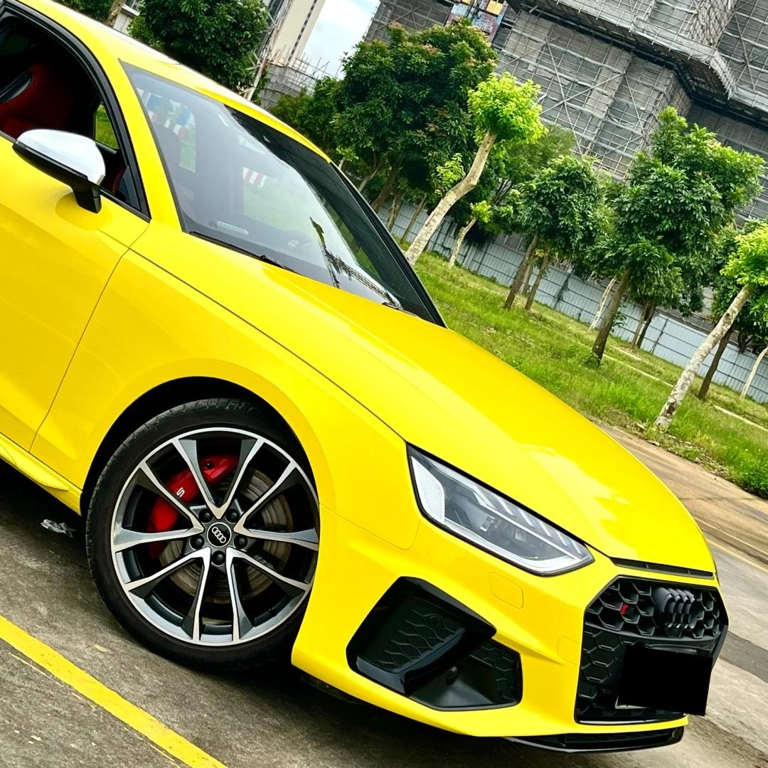 Gloss Maize Yellow Car Vinyl Wrap PET review David 00