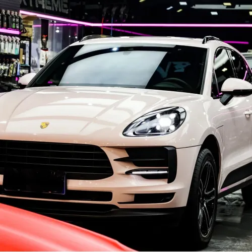 Gloss Metallic Macaron Peach Pink Car Vinyl Wrap review 