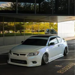 Gloss Metallic Chameleon Blue White Car Vinyl Wrap review tcjonn 02