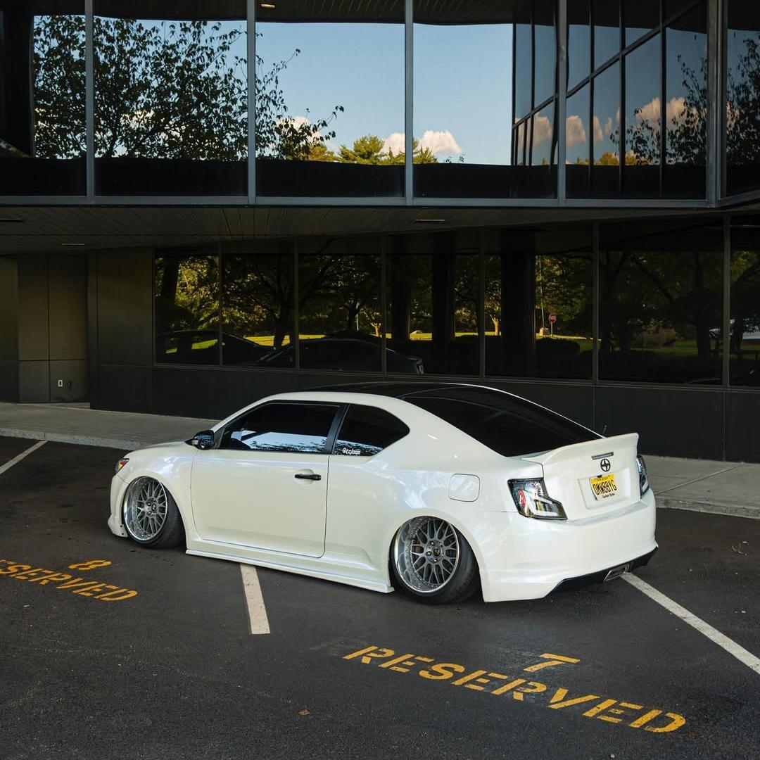 Gloss Metallic Chameleon Blue White Car Vinyl Wrap PET review tcjonn 03