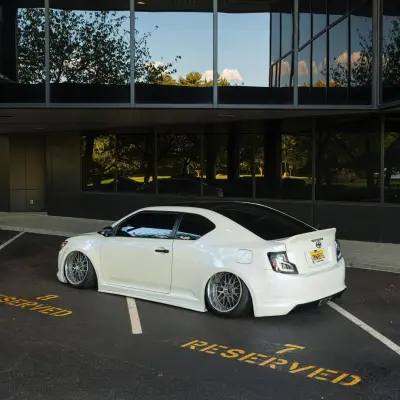 Gloss Metallic Chameleon Blue White Car Vinyl Wrap review tcjonn 03