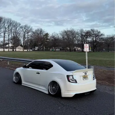 Gloss Metallic Chameleon Blue White Car Vinyl Wrap review tcjonn 04