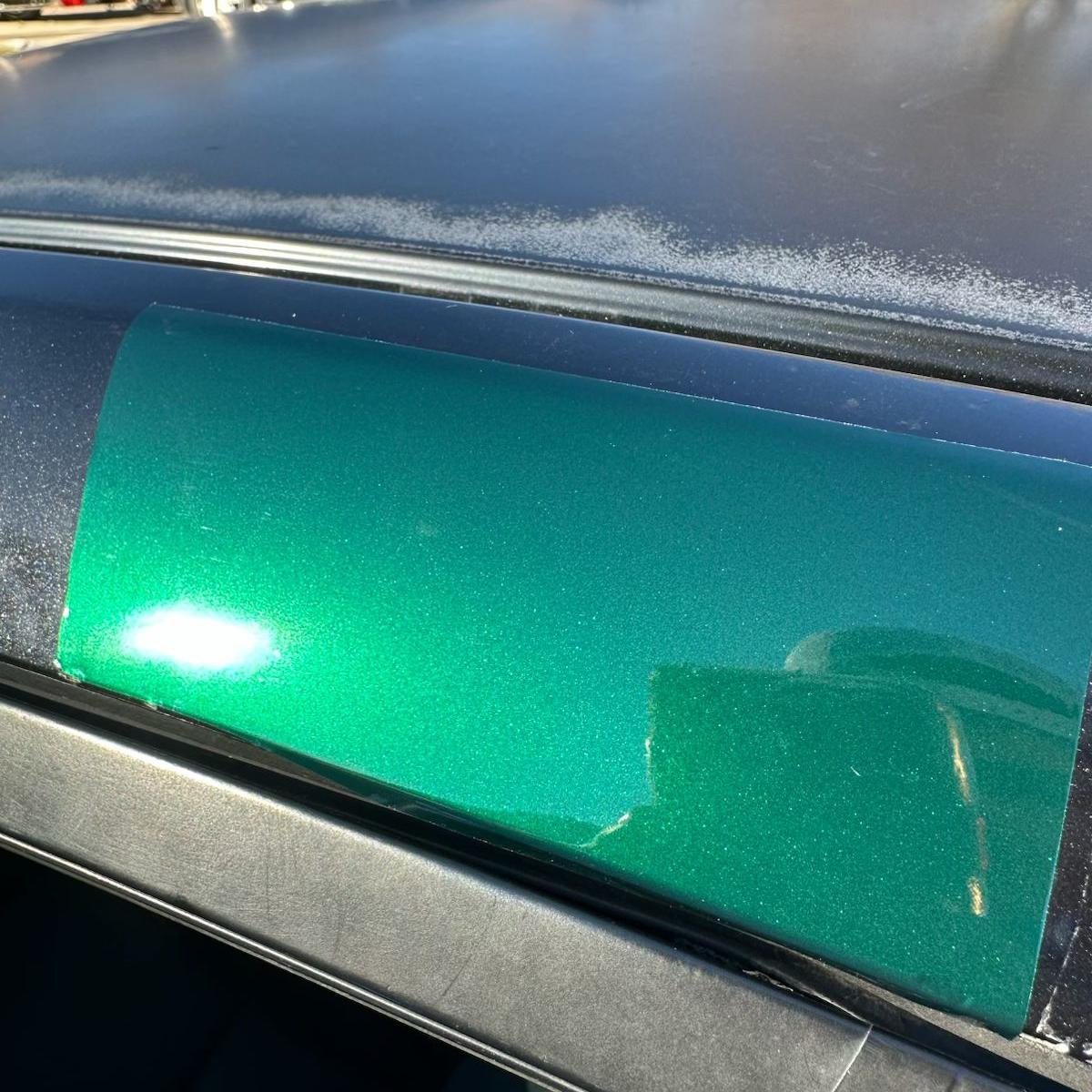 Gloss Metallic Agate Green Car Vinyl Wrap PET review Jorge Elviro