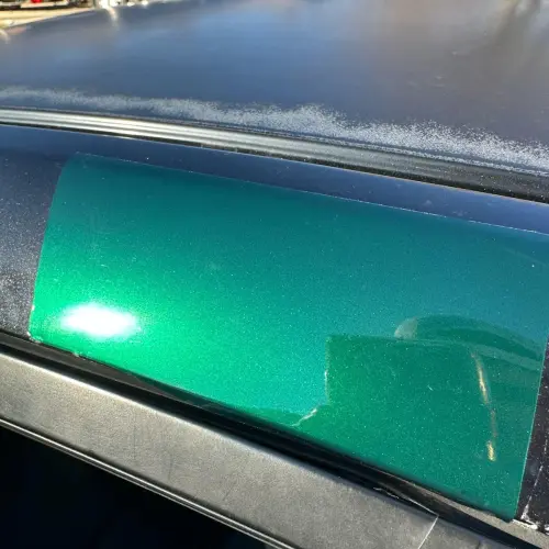 Gloss Metallic Agate Green Car Vinyl Wrap PET review 