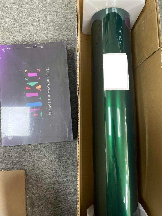 Gloss Metallic Agate Green Car Vinyl Wrap PET review william