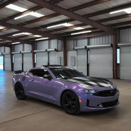 Gloss Metallic Chameleon Candy Grey Purple Car Vinyl Wrap PET review boostedpearll