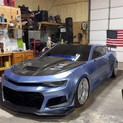 Gloss Metallic Mist Blue Car Vinyl Wrap PET review slo1lt 02