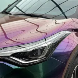 Gloss Metallic Prasinous Green Car Vinyl Wrap PET review Stunning 05