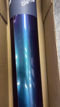 PET Gloss Metallic Chameleon Purple Blue Car Vinyl Wrap review Purple 02