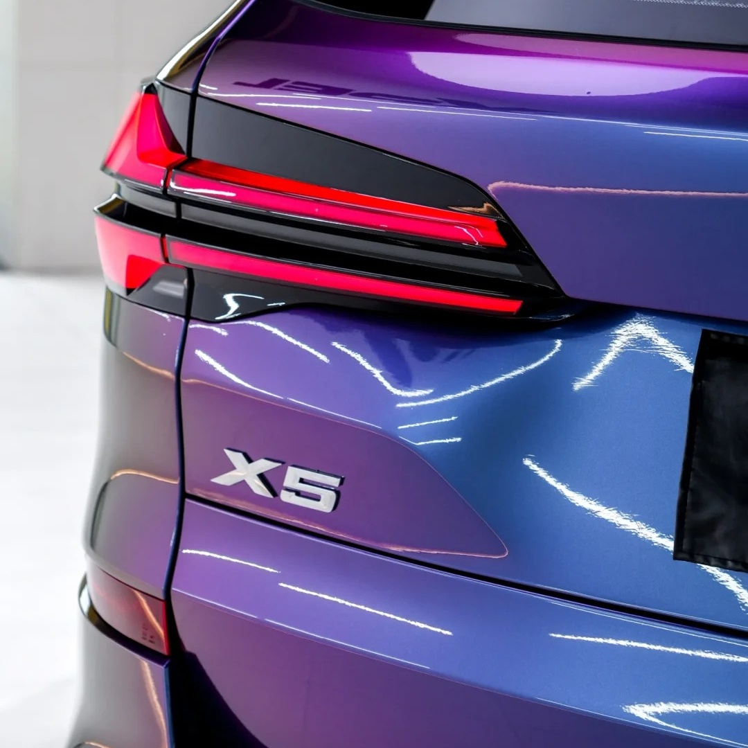 Gloss Metallic Chameleon Purple Blue Car Vinyl Wrap PET review Chameleon 02