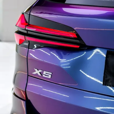PET Gloss Metallic Chameleon Purple Blue Car Vinyl Wrap review Chameleon 02
