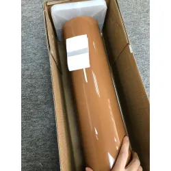 Gloss Crystal Caramel Brown Car Vinyl Wrap PET  review Caramel 02