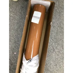 Gloss Crystal Caramel Brown Car Vinyl Wrap PET  review Caramel 01