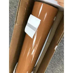 Gloss Crystal Caramel Brown Car Vinyl Wrap PET  review Caramel 03