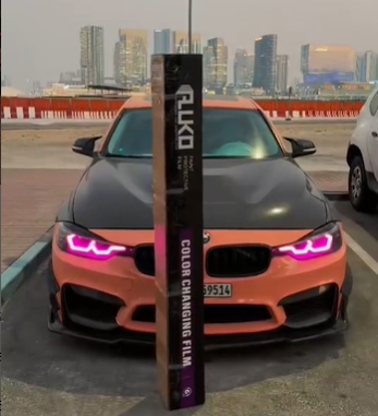 Matte Satin Black Ceramic Black Car Vinyl Wrap BMW  PET  review f30uae 02